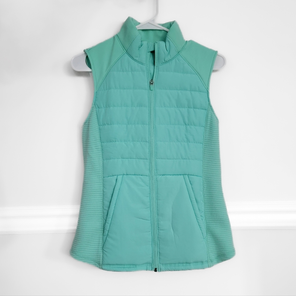 Women's Lightweight Vest Teal Blue/Green Size Large